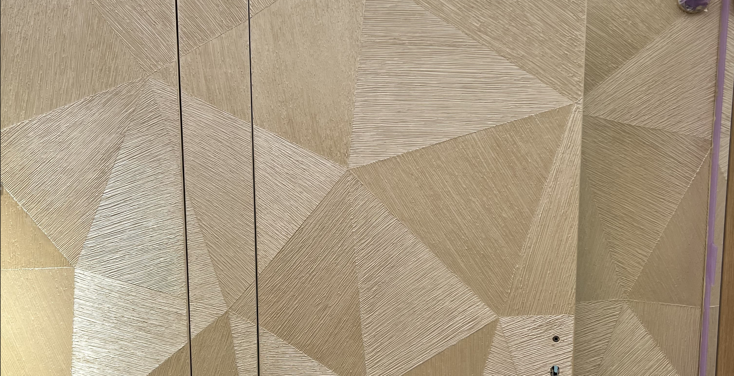 Application d'un enduit décoratif